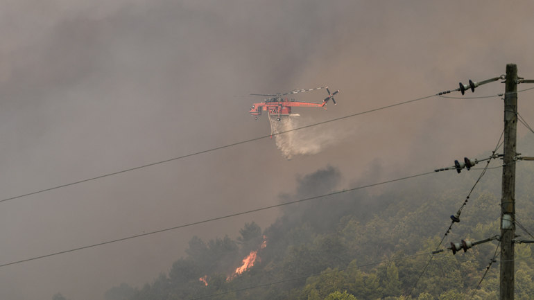 Οριοθετήθηκε το πύρινο μέτωπο στην Ηλεία