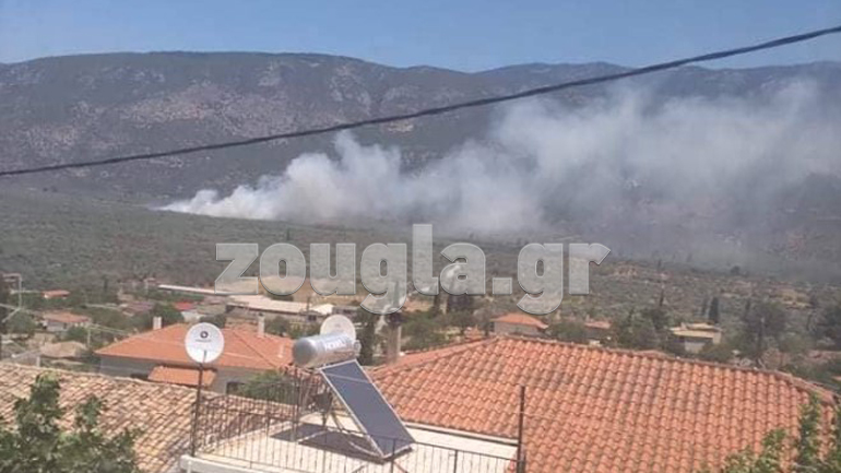 Πυρκαγιά στο Σερνικάκι Φωκίδας