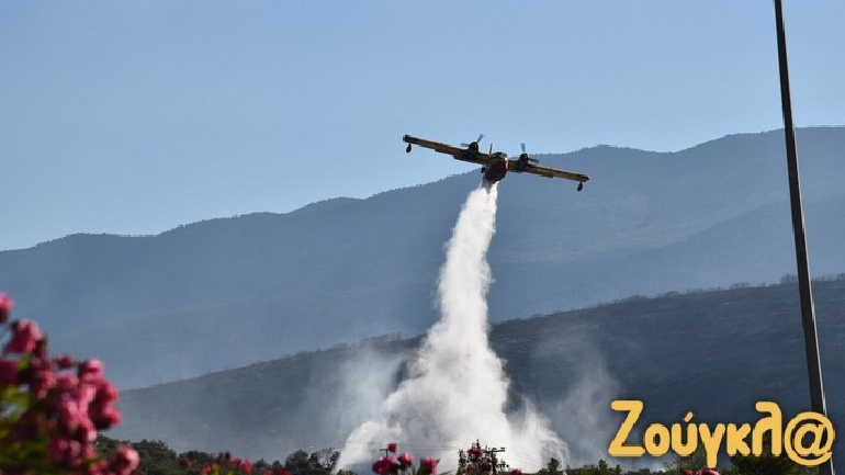 Αναζωπύρωση στην πυρκαγιά της Φωκίδας