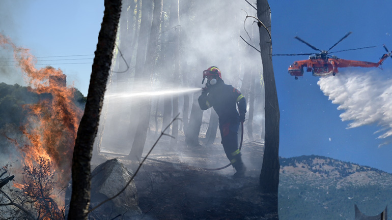 Βελτιωμένη η εικόνα της πυρκαγιάς στο Πόρτο Γερμενό