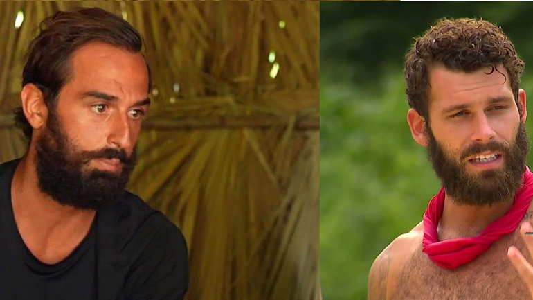 Στάθης Σχίζας και Άρης Σοϊλέδης στον ημιτελικό του Survivor