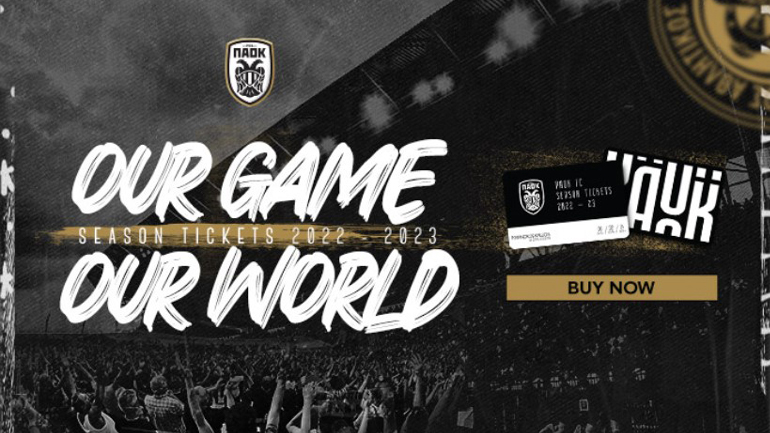 ΠΑΟΚ: Στον «αέρα» τα εισιτήρια διαρκείας της σεζόν 2022-23