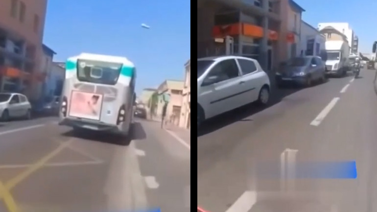 Άντρας σε σκούτερ κάνει προσπέραση και τρακάρει