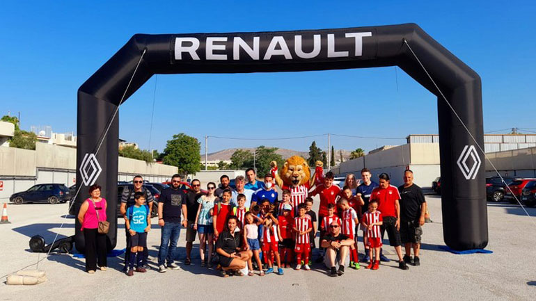 Η Renault επίσημος χορηγός στα Summer Camps του Ολυμπιακού 
