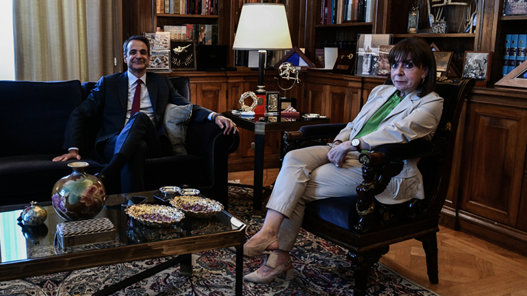 Μητσοτάκης σε Σακελλαροπούλου: Να προστατεύσουμε τους πιο αδύναμους από την εισαγόμενη ακρίβεια