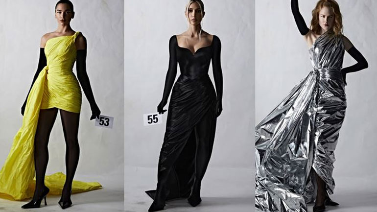 Kim Kardashian, Dua Lipa και Nicole Kidman περπάτησαν στο catwalk του οίκου Balenciaga