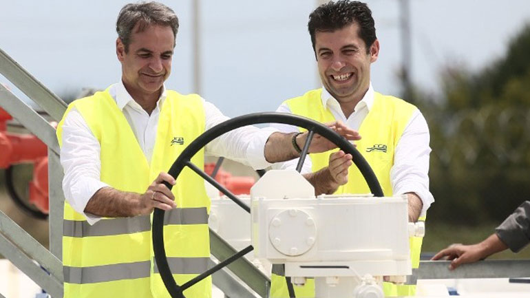 Έθεσαν σε λειτουργία τον αγωγό φυσικού αερίου IGB, ο Κυρ. Μητσοτάκης και ο Βούλγαρος ομόλογός του