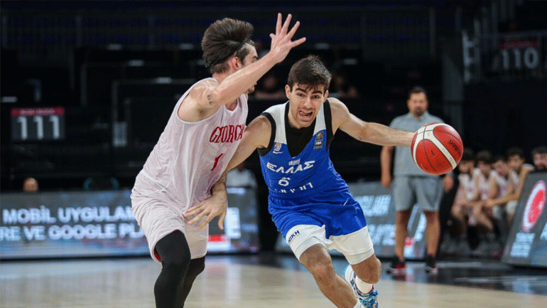 Μπάσκετ: Δεύτερη φιλική νίκη για την Εθνική Νέων Ανδρών, 89-58 τη Γεωργία