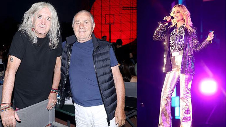 Νίκος Καρβέλας: Σπάνια εμφάνιση στη συναυλία της Άννας Βίσση