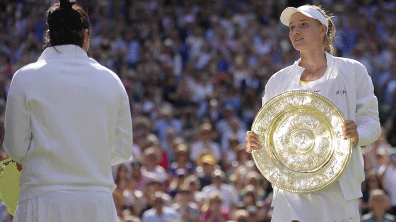 Γουίμπλεντον: Η Ριμπάκινα νέα «βασίλισσα» στο Λονδίνο, 2-1 την Ζαμπέρ στον τελικό