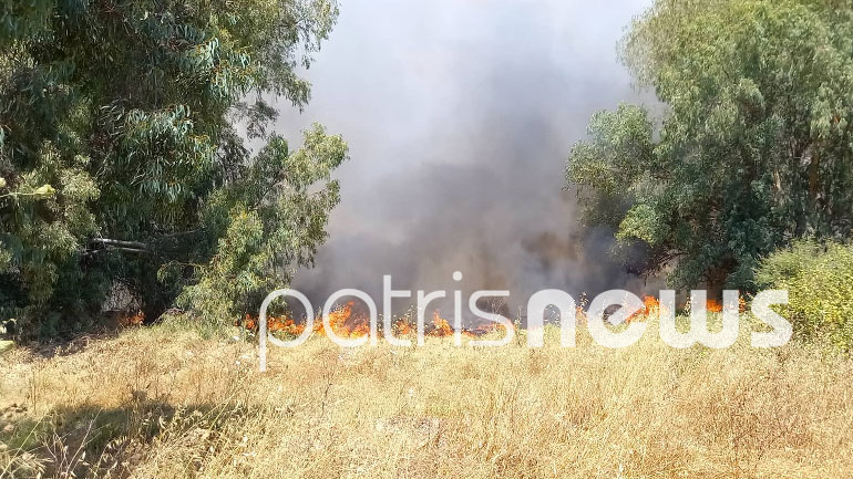 Πύργος: Δύο φωτιές κοντά στην πόλη