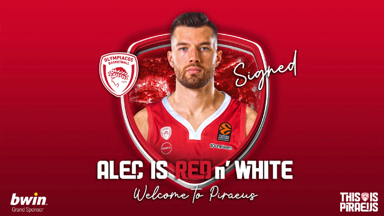 Στον Ολυμπιακό ο Άλεκ Πίτερς