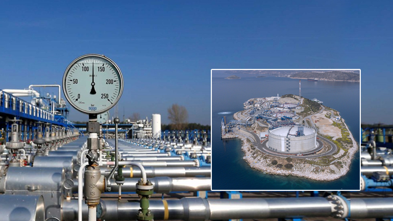 Σχέδιο τριών σημείων για το φυσικό αέριο