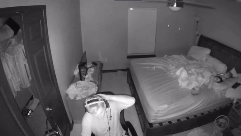 Mπαμπάς με γρήγορα αντανακλαστικά