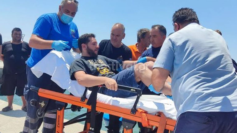 Εξιτήριο για τον 30χρονο που πάλεψε με τα κύματα στη Χαλκιδική
