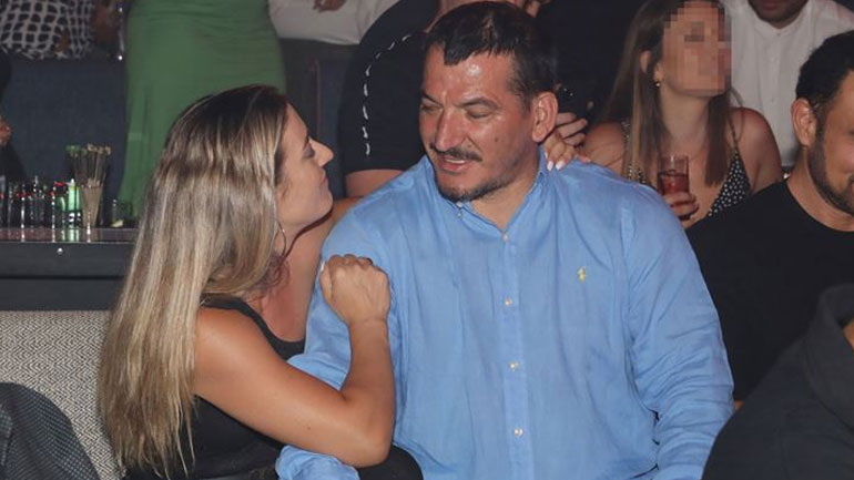 Πύρρος Δήμας – Αφροδίτη Σκαφίδα: Τρυφερά τετ α τετ σε βραδινή τους έξοδο