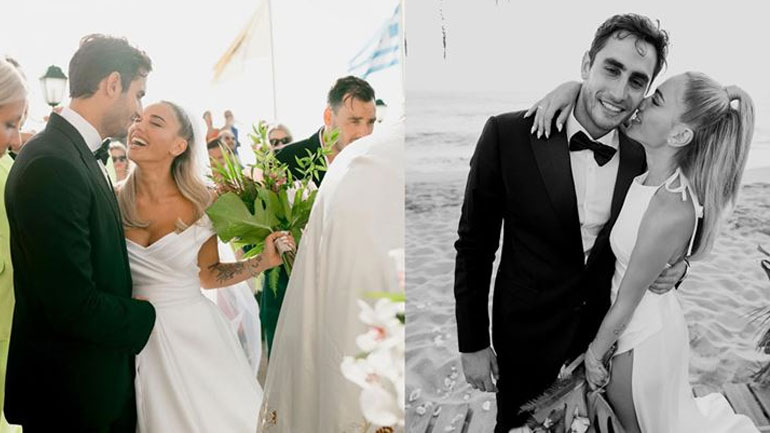 Οι γαμήλιες φωτογραφίες που δημοσίευσε η Κόνι Μεταξά και τα στέφανα του γάμου!