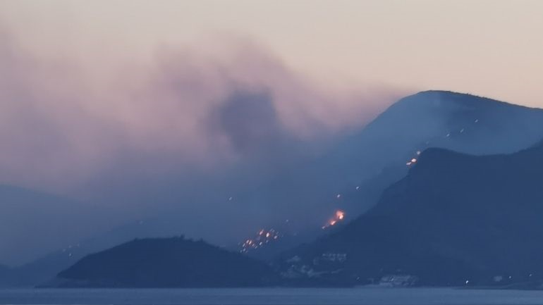 Σάμος: Οριοθετήθηκε η μεγάλη φωτιά