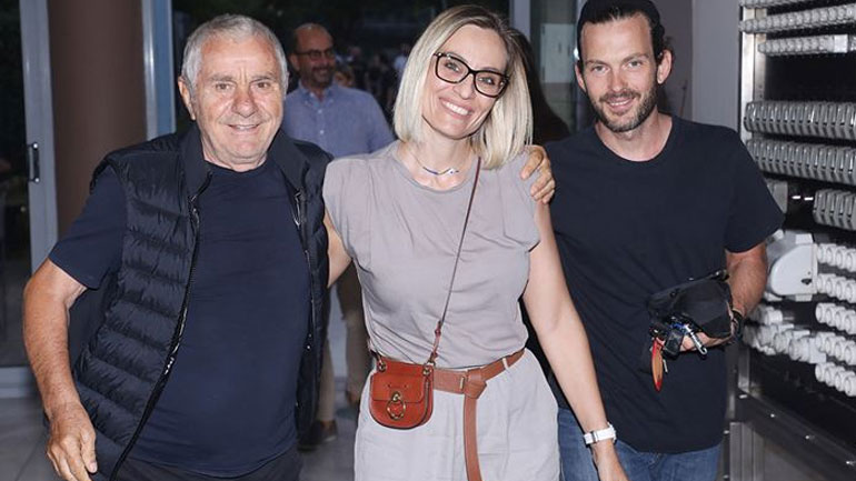 Ελεονώρα Μελέτη: Βραδινή έξοδος με τον σύζυγo και τον πεθερό της!