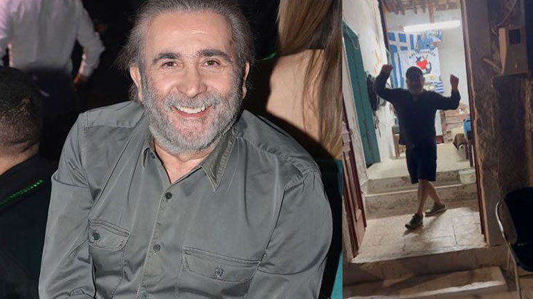 Λάκης Λαζόπουλος: Χορεύει ζεϊμπέκικο στο Καστελόριζο (βίντεο)