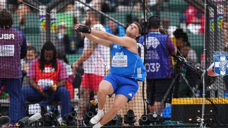 Όρεγκον 2022: Ένατος στον τελικό της σφυροβολίας ο Φραντζεσκάκης