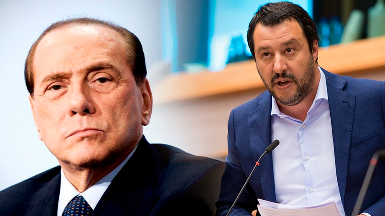 Μπερλουσκόνι και Σαλβίνι λένε «όχι» στη συνέχιση της κυβερνητικής συνεργασίας με τα Πέντε Αστέρια