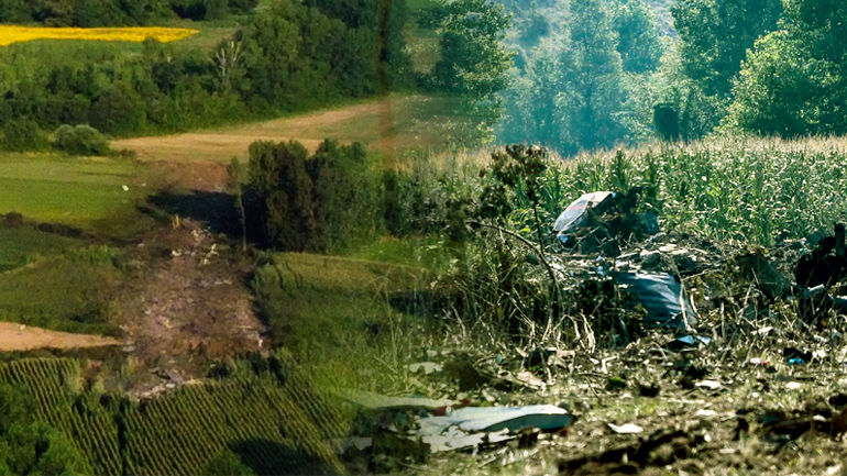 Δεν ανιχνεύθηκε επικίνδυνη ουσία στο σημείο συντριβής του Antonov