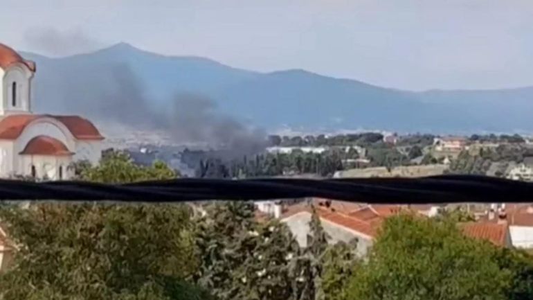 Θεσσαλονίκη: Μεγάλη φωτιά έξω από τον Τρίλοφο