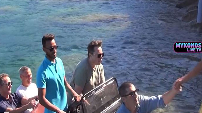 Elon Musk: Καλοκαιρινές διακοπές στη Μύκονο για τον πλουσιότερο άντρα του κόσμου