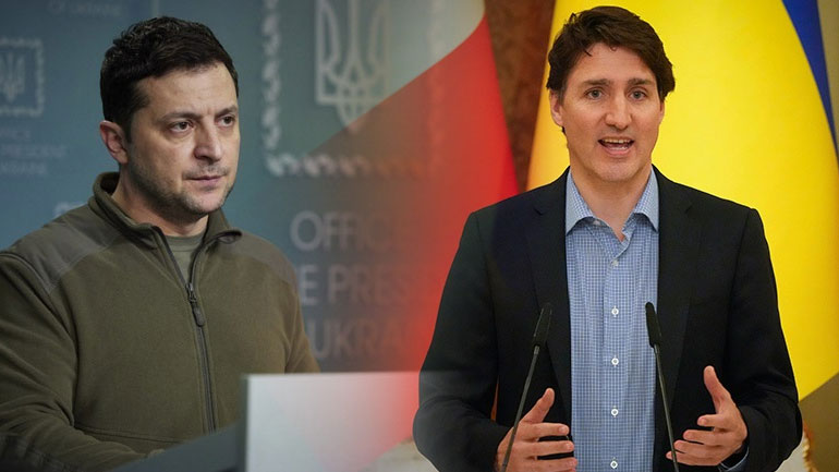 Ζελένσκι σε Τριντό: Δεν αποδεχόμαστε την απόφαση του Καναδά για τις τουρμπίνες του αγωγού Nord Stream