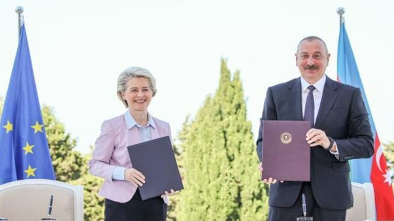 Συμφωνία Κομισιόν – Αζερμπαϊτζάν για διπλασιασμό των ποσοτήτων φυσικού αερίου