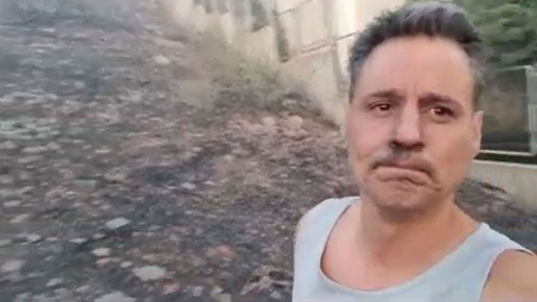 Γρηγόρης Πετράκος: Η κατάσταση που επικρατεί στο σπίτι του μετά την πυρκαγιά στο Ντράφι