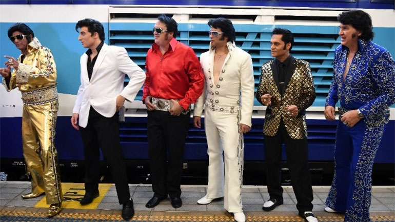 Θαυμαστές και μιμητές του Έλβις ξανά στο Michigan Elvisfest
