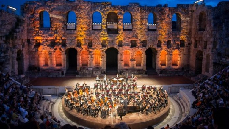 Ηρώδειο: Κανένας κίνδυνος από την αποκόλληση μέρους του συστήματος ανάρτησης φωτιστικών σωμάτων