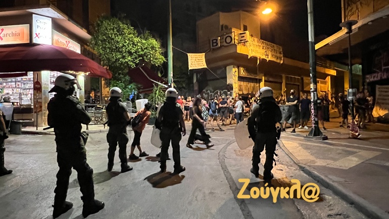 Ένταση στα Εξάρχεια