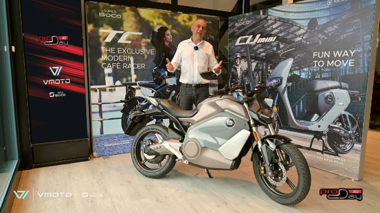 O Graziano Milone,  CEO της Vmoto Soco στην Ιταλία.