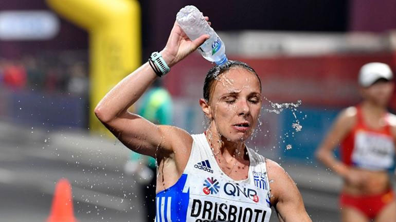 «Άγγιξε» το βάθρο με τρομερή εμφάνιση και πανελλήνιο ρεκόρ η Ντρισμπιώτη στο Όρεγκον – Τερμάτισε 4η στα 35χλμ βάδην με χρόνο 2.41.58