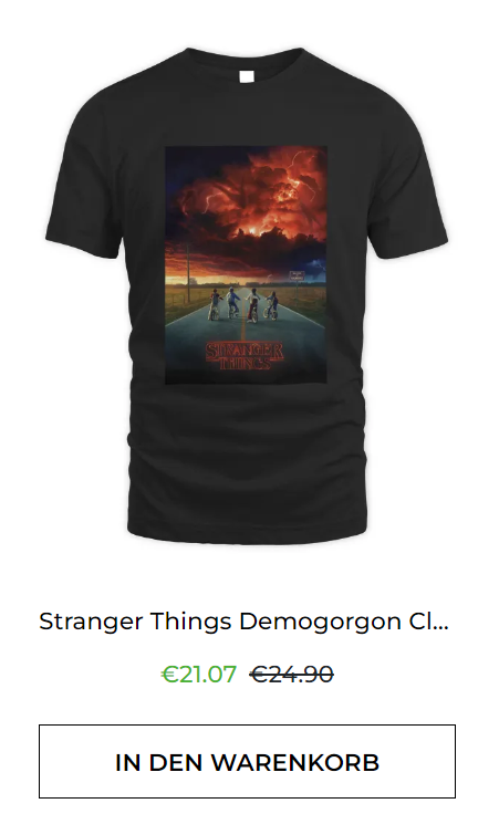 Τα μπλουζάκια σε αυτόν τον ιστότοπο θα μπορούσαν να αγοραστούν από έναν θαυμαστή από οπουδήποτε στον κόσμο, σε οποιοδήποτε νόμισμα, γεγονός που προκαλεί υποψίες