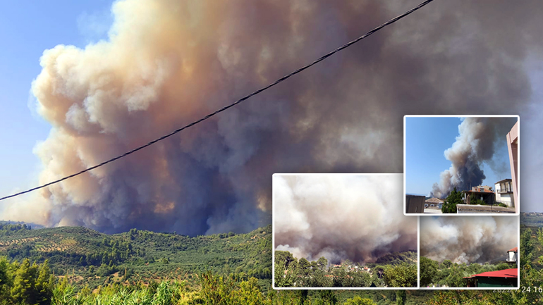 Ανεξέλεγκτη πυρκαγιά στην Ηλεία