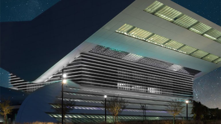 Μια βιβλιοθήκη σε σχήμα ανοιχτού βιβλίου στο Ντουμπάι