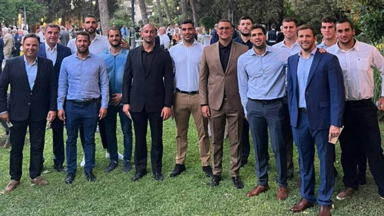 Πόλο: Στο Προεδρικό Μέγαρο η εθνική ομάδα των ανδρών