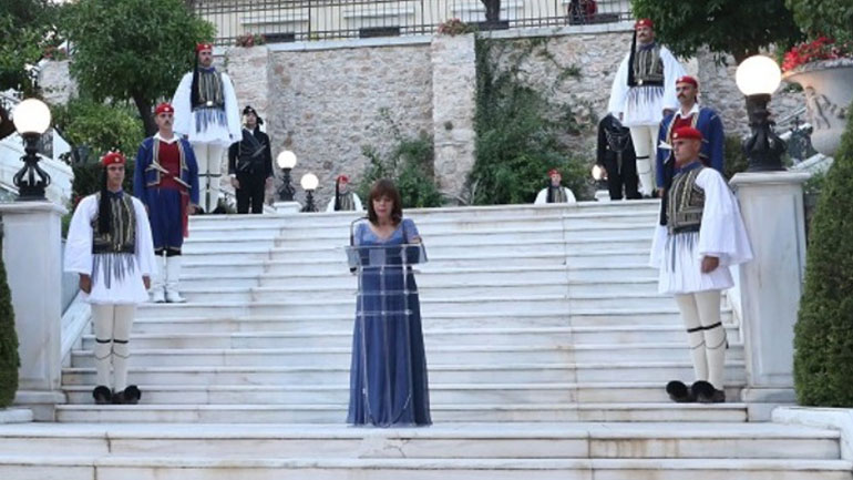 Σακελλαροπούλου για την 48η επέτειο αποκατάστασης της Δημοκρατίας: Δεν υποχωρούμε στην τουρκική αδιαλλαξία