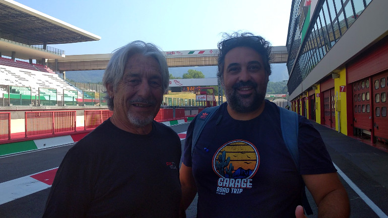 Ένας από τους θρύλους στο Pro Days είναι ο Marco Lucchinelli, πρωταθλητής GP500 το 1981.