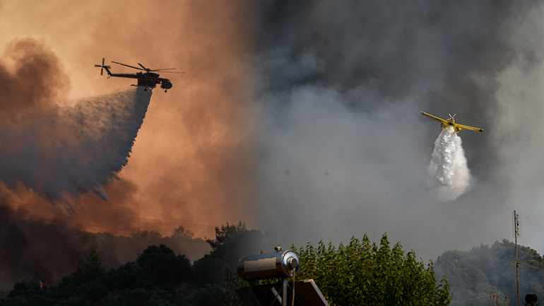 Πύρινος εφιάλτης σε Ηλεία, Έβρο και Λέσβο