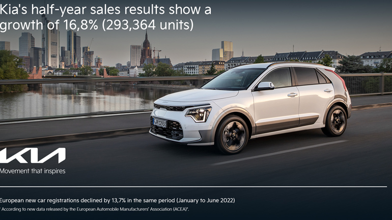 Με πτωτική την αγορά το πρώτο εξάμηνο στην Ευρώπη η Kia Europe αύξησε τις πωλήσεις της κατά 16,8%