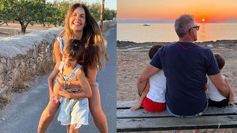 Κατερίνα Μουτσάτσου: Το φωτογραφικό άλμπουμ των διακοπών της στην Αίγινα