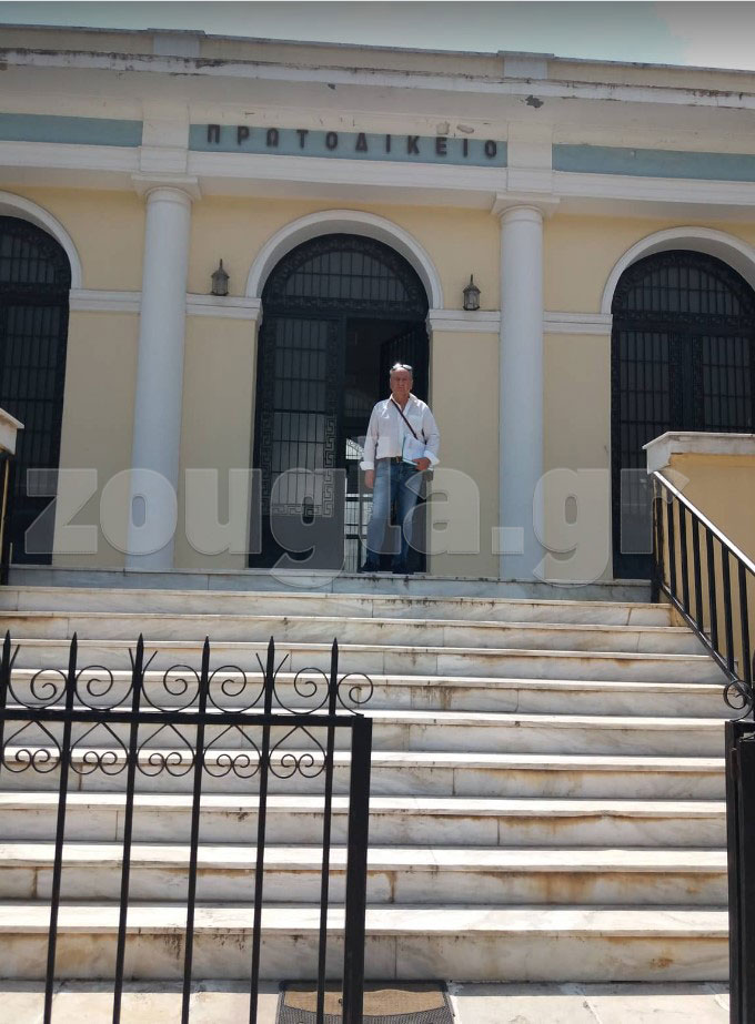 O Xάρης Μαρκάτος στην εισαγγελία Άμφισσας