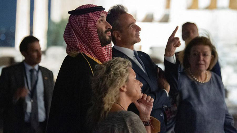 Ο πρωθυπουργός και ο πρίγκιπας της Σαουδικής Αραβίας στην Ακρόπολη