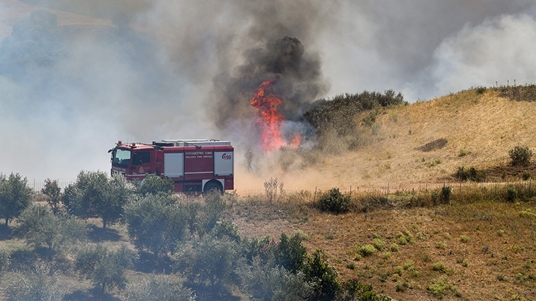 Φωτιά στη Σάμο