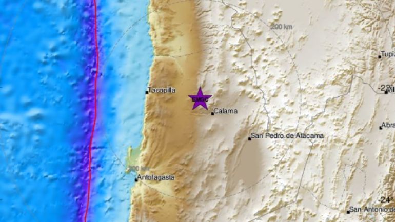 Χιλή: Σεισμός 6,1 βαθμών στο βόρειο τμήμα της χώρας
